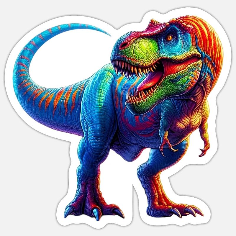 Dinosaur - Sticker size S (10 x 10 cm) - white matte