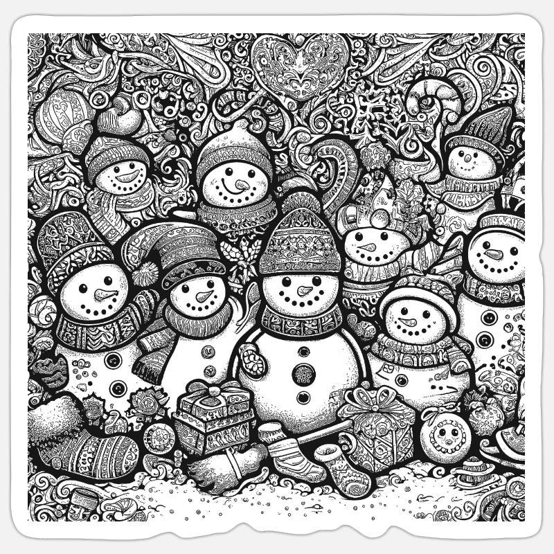 Sticker Größe S (10 x 10 cm) - 