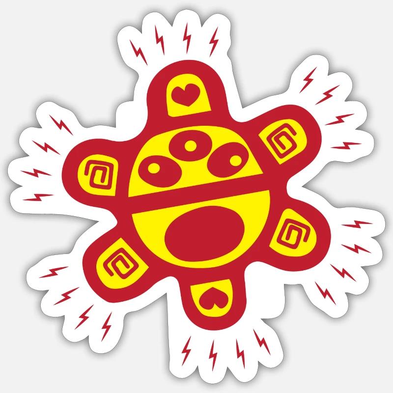 Verblüffe mich - Sticker Größe S (10 x 10 cm) - Mattweiß