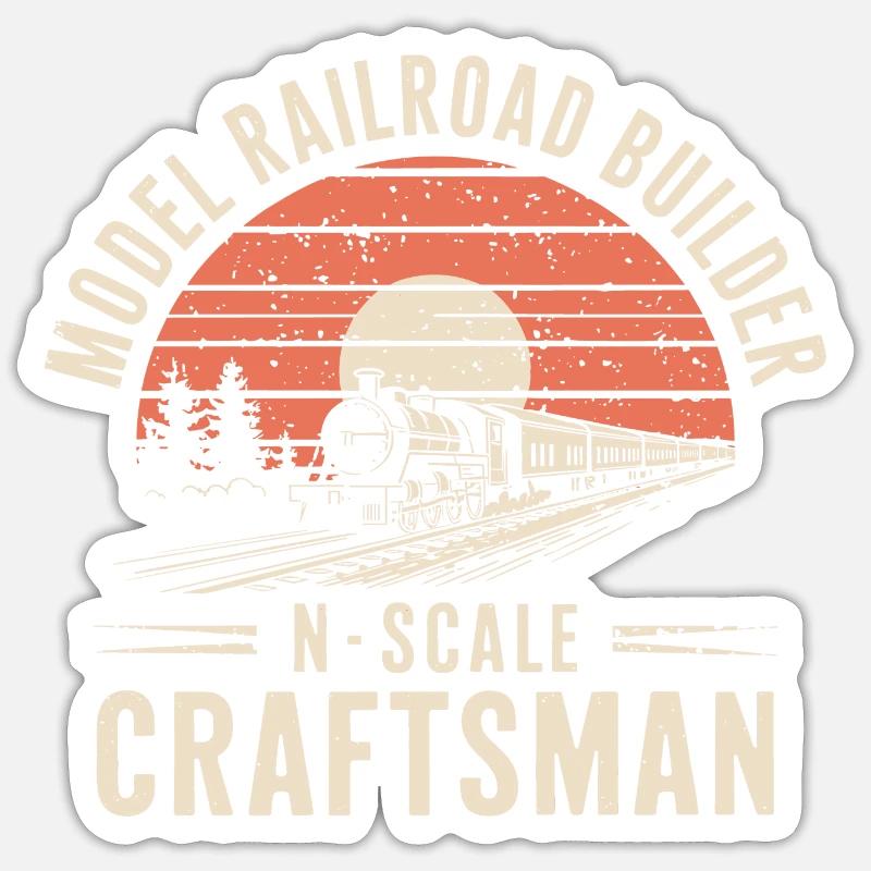Model Railway Architecture Sticker size S (10 x 10 cm)