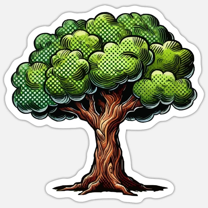 Arbre Sticker taille S (10 x 10 cm)