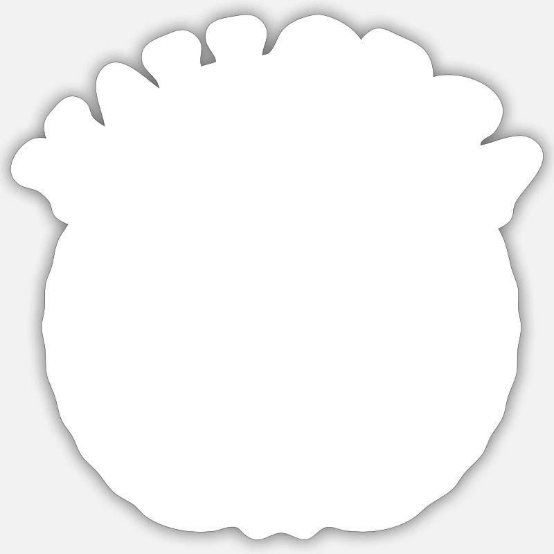 Majorque 2025 - Sticker taille S (10 x 10 cm) - blanc mat