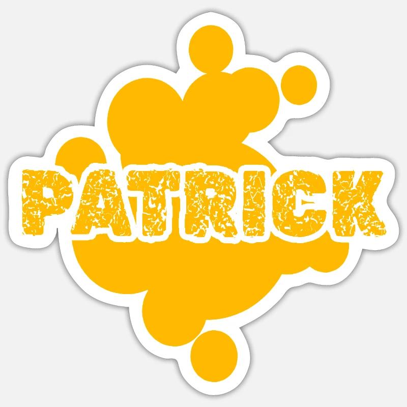 Maler Patrick Sticker Größe S (10 x 10 cm)