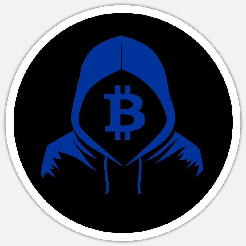 Bitcon BTC Sign Crypto Sticker Größe S (10 x 10 cm)