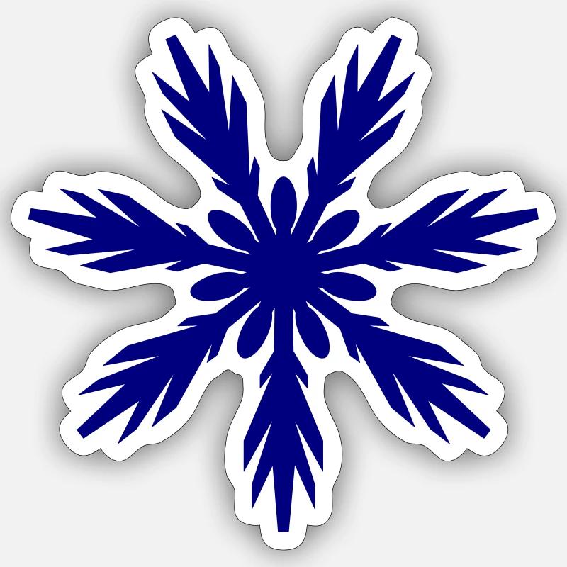frost - Sticker Größe S (10 x 10 cm) - Mattweiß