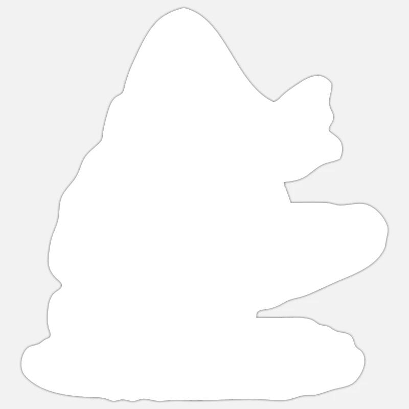Bûcheron Sticker taille S (10 x 10 cm)
