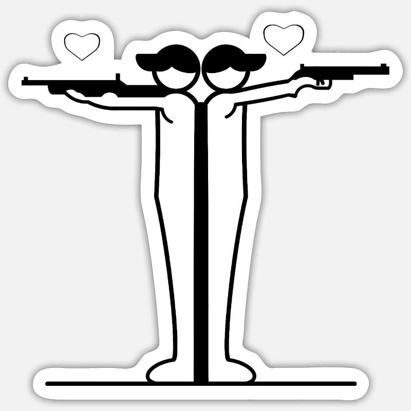 Sticker Größe S (10 x 10 cm) - 