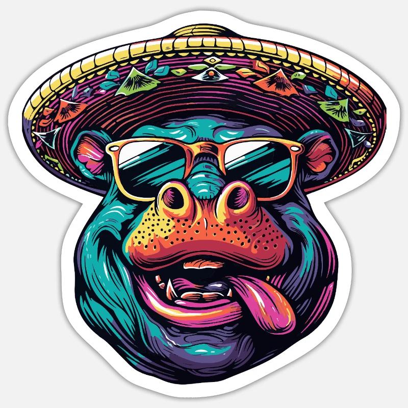 Sticker taille S (10 x 10 cm) - 