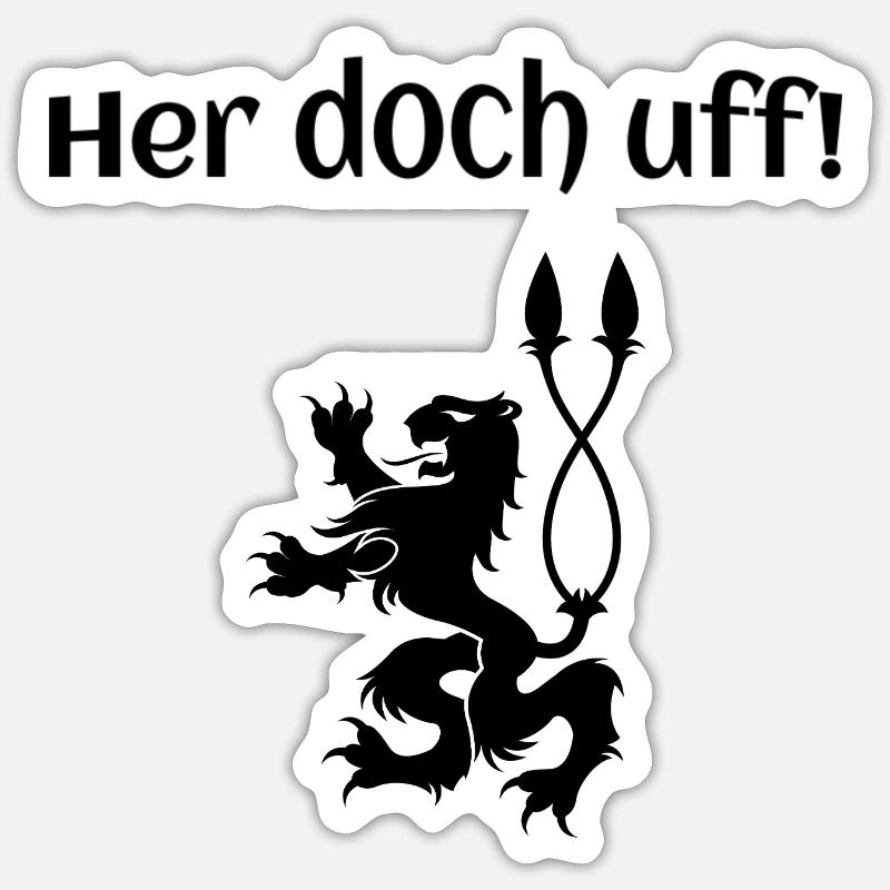 Pälzer Worte Sticker Größe S (10 x 10 cm)