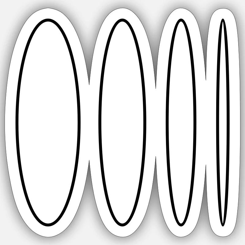 Circles Sticker size S (10 x 10 cm)