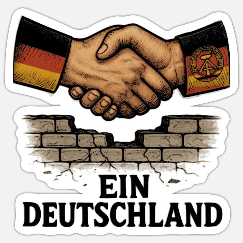 DDR Sticker Größe S (10 x 10 cm)