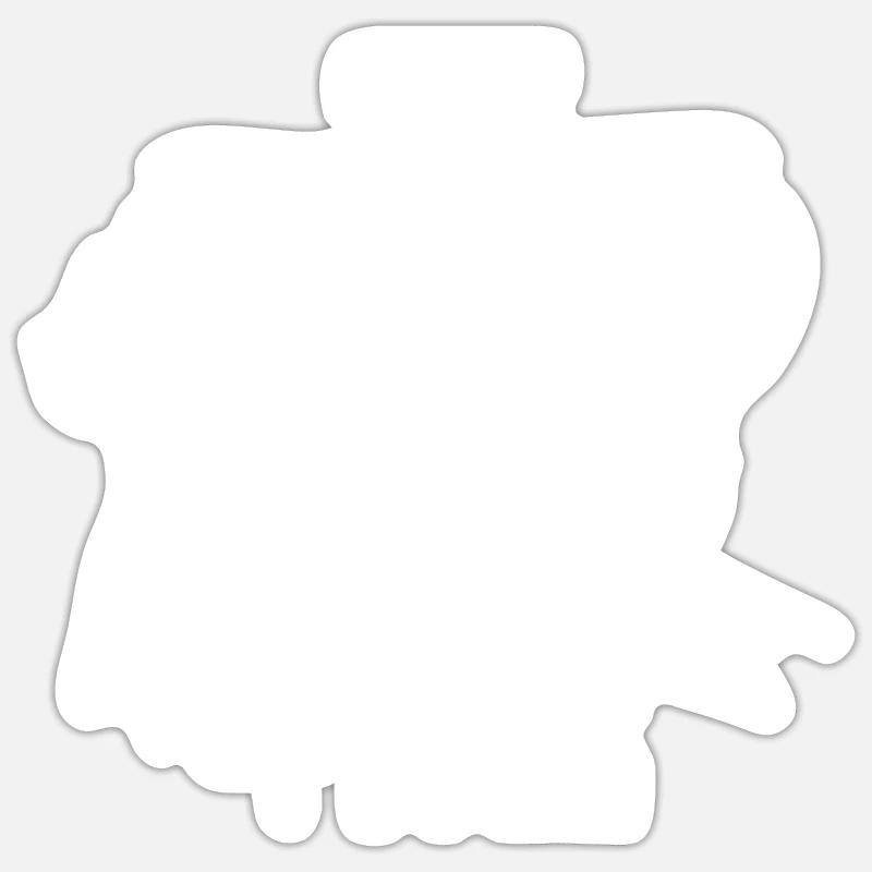 Geschäftsmann Affe. Sticker Größe S (10 x 10 cm)