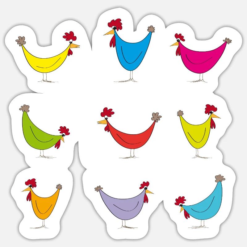 Sticker Größe S (10 x 10 cm) - 