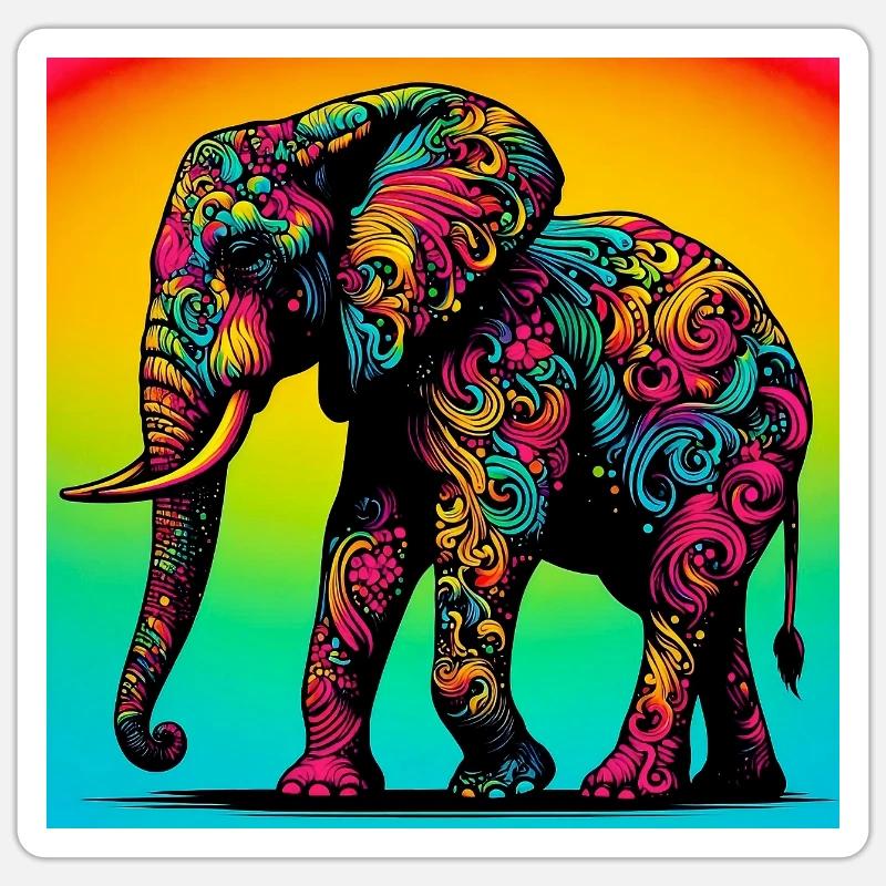 Sticker taille S (10 x 10 cm) - 