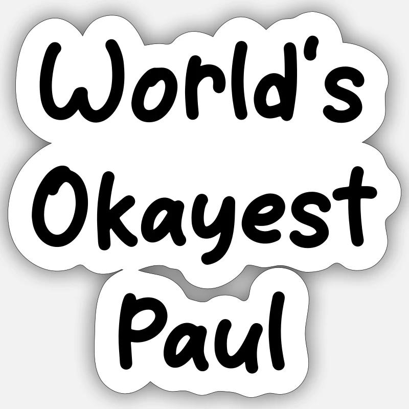 Paul le plus correct du monde Sticker taille S (10 x 10 cm)