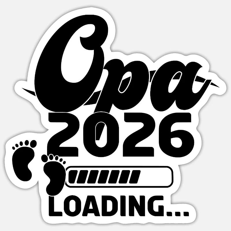 Opa 2026 Loading Sticker Größe S (10 x 10 cm)