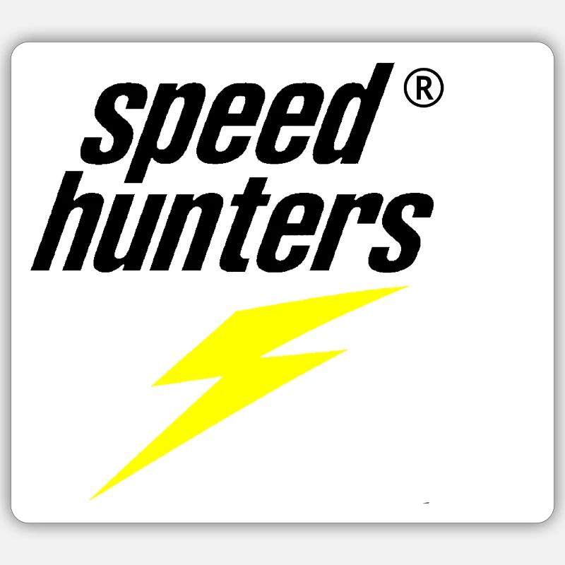 Speed Hunters Blitz - Sticker Größe S (10 x 10 cm) - Mattweiß