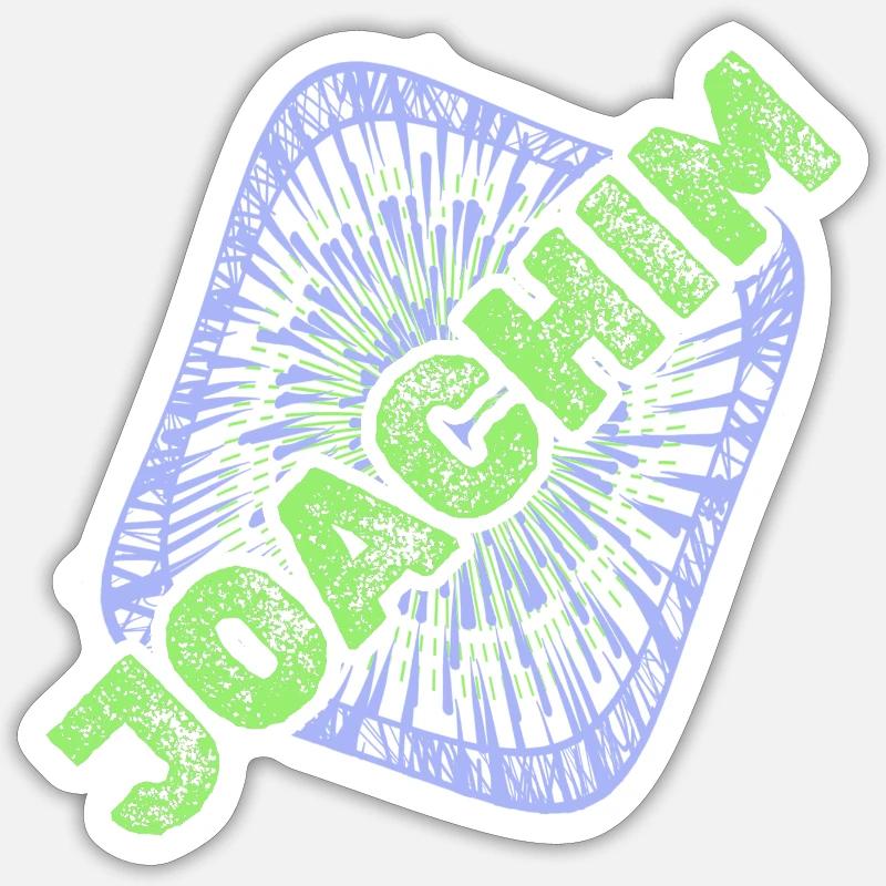 Gift for Joachim - Sticker size S (10 x 10 cm) - white matte