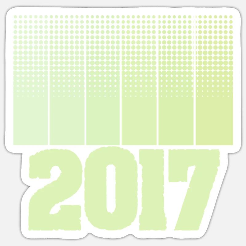 2017 Sticker size S (10 x 10 cm)