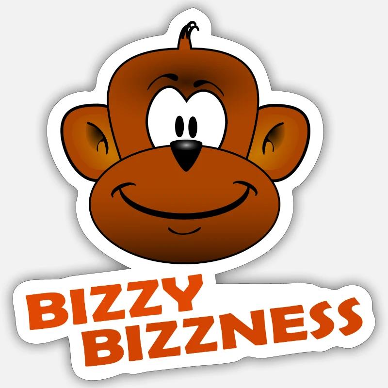 BIZZY BIZZNESS Sticker size S (10 x 10 cm)