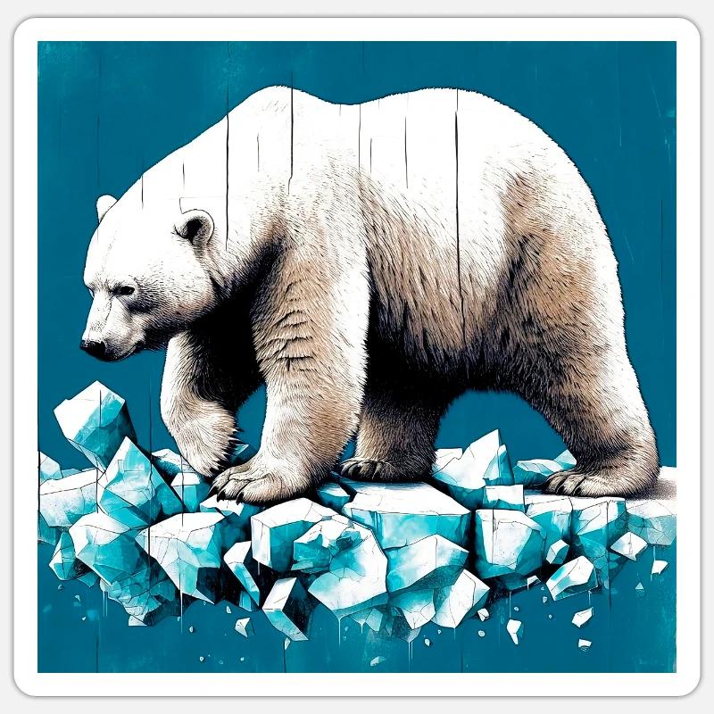 Sticker Größe S (10 x 10 cm) - 