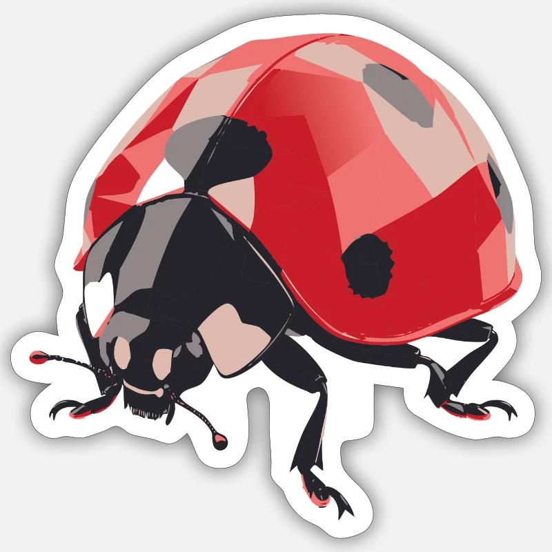 Ladybug4 Sticker size S (10 x 10 cm)