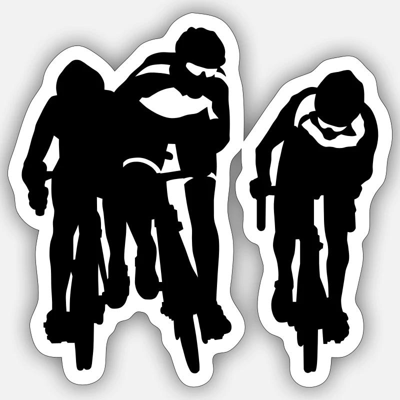 Racer Sticker size S (10 x 10 cm)