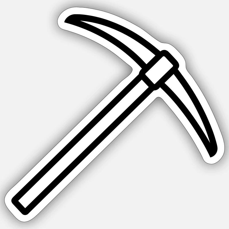 piolet Sticker size S (10 x 10 cm)