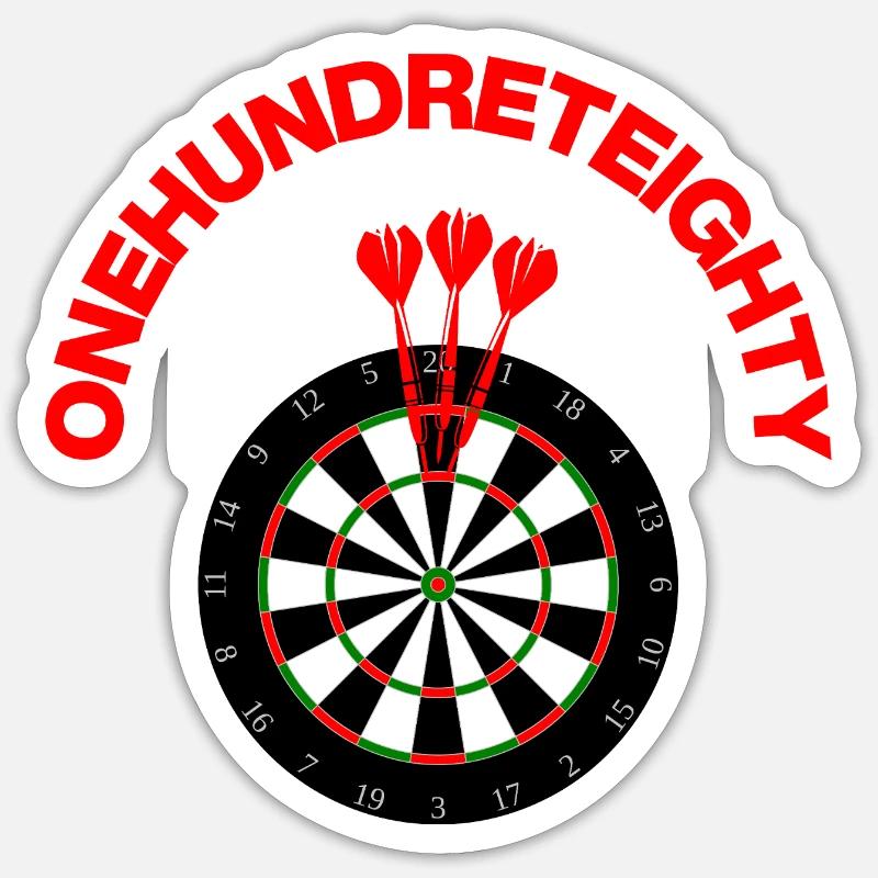 ONEHUNDRETEIGHTY, One Hundred Eighty, Caller Sticker size S (10 x 10 cm)