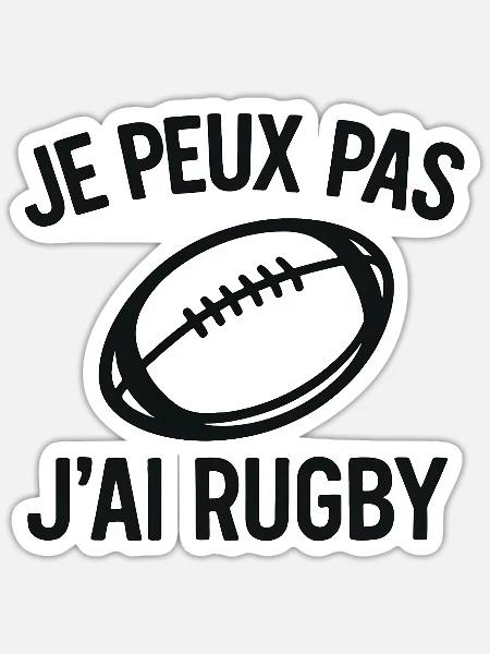 - Sticker taille S (10 x 10 cm) - blanc mat