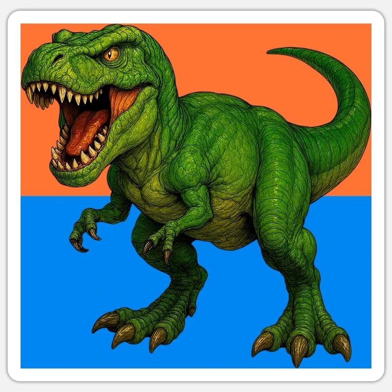 dinosaur Sticker size S (10 x 10 cm)