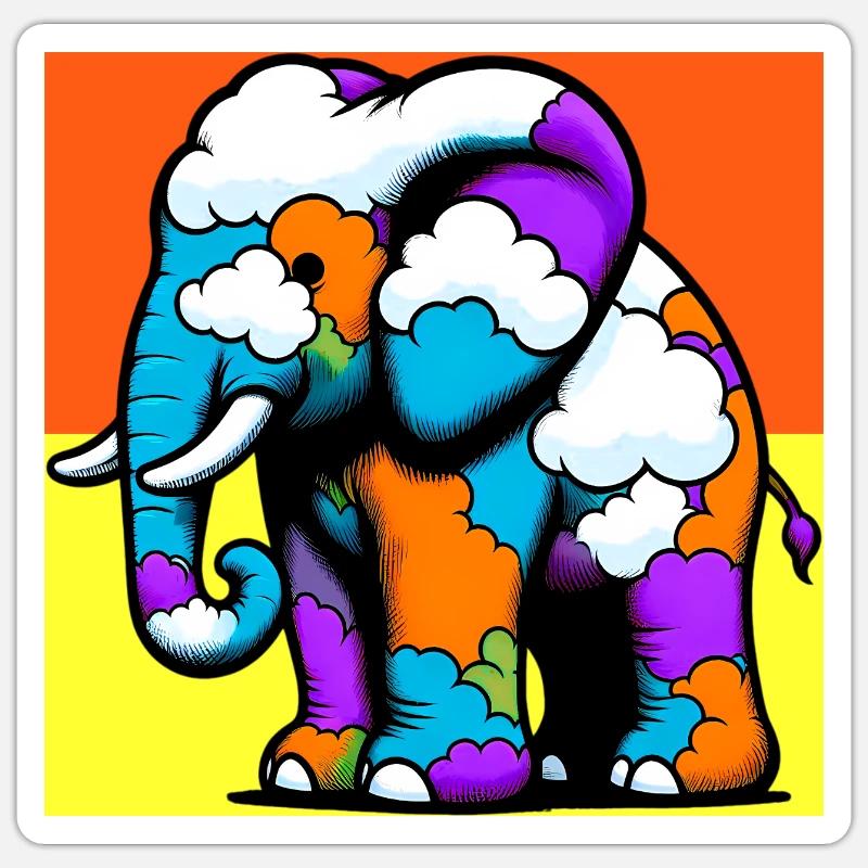 Sticker taille S (10 x 10 cm) -