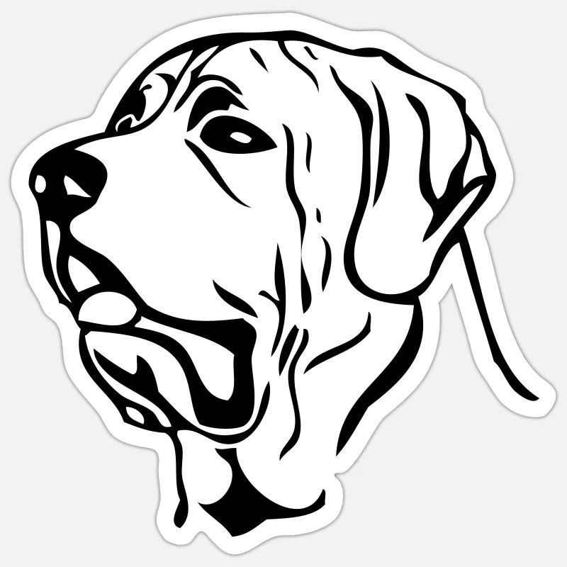 tosainuken01 Sticker size S (10 x 10 cm)