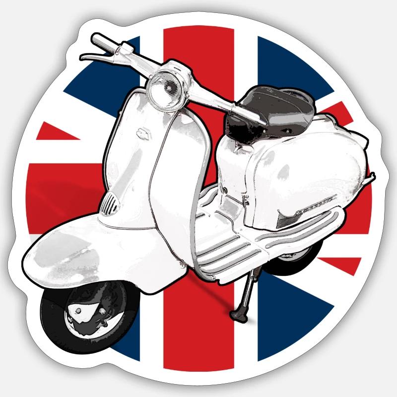 MOD - Sticker size S (10 x 10 cm) - white matte