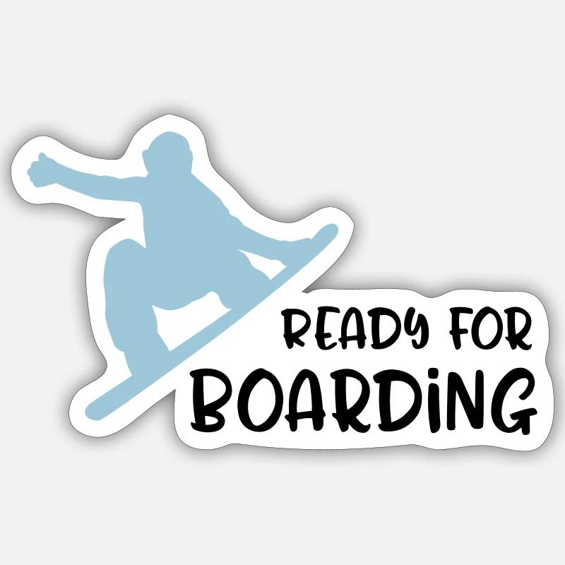 Snowboard Sticker formato S (10 x 10 cm)