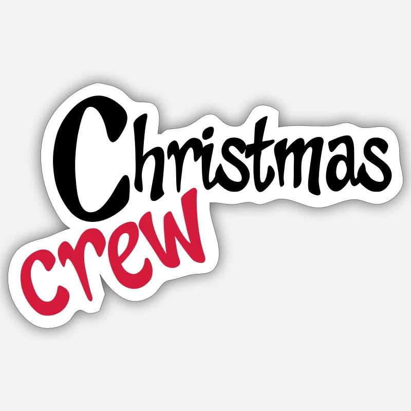Noël - Sticker taille S (10 x 10 cm) - blanc mat