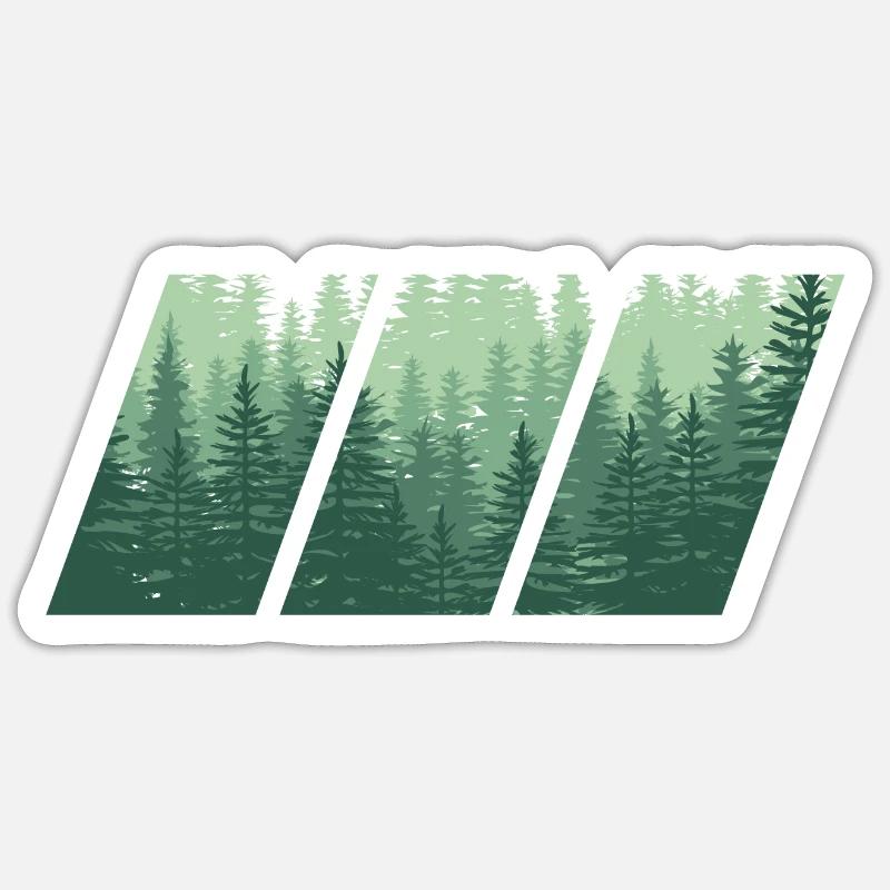 Trees Sticker size S (10 x 10 cm)