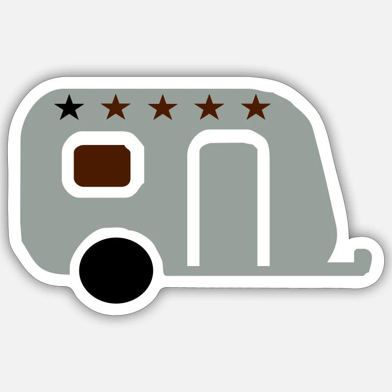 camp Sticker taille S (10 x 10 cm)