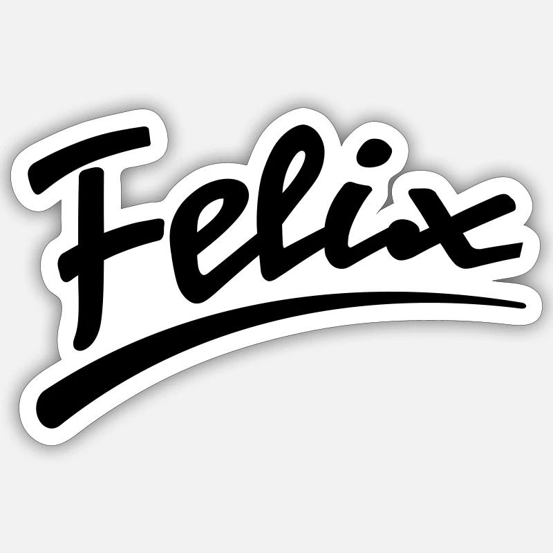 felix | Felix - Sticker size S (10 x 10 cm) - white matte