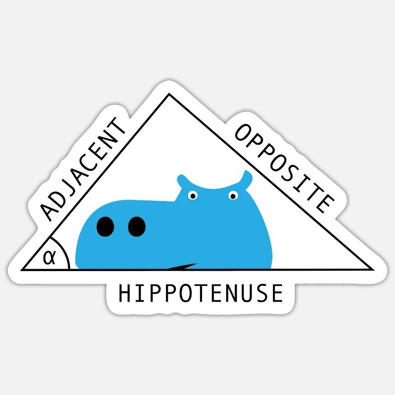 Mathematik - Sticker Größe S (10 x 10 cm) - Mattweiß