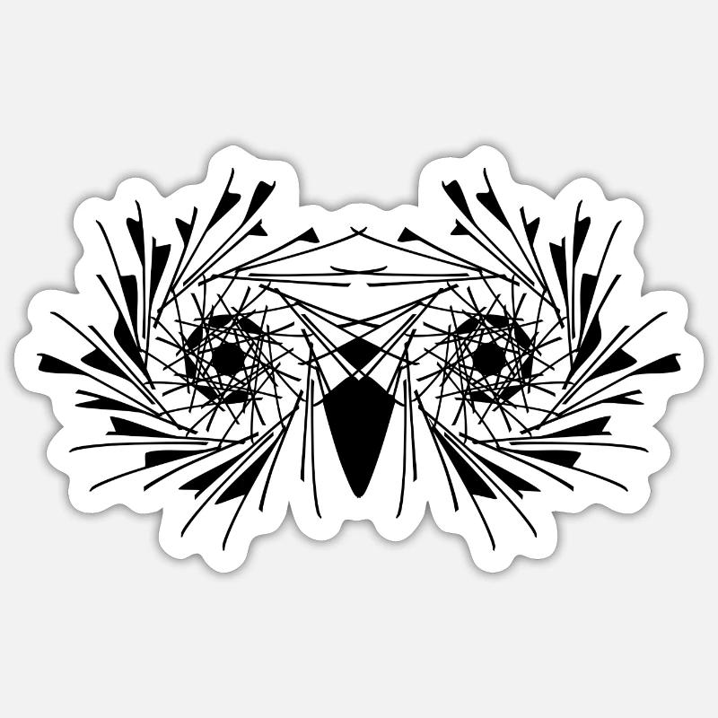 Eule Sticker Größe S (10 x 10 cm)
