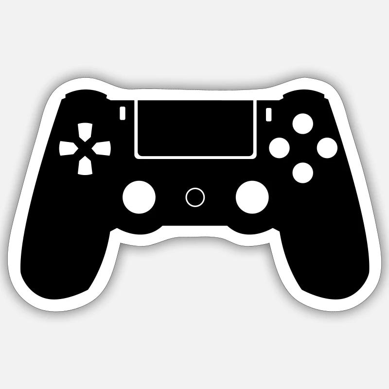 Contrôleur - Sticker taille S (10 x 10 cm) - blanc mat