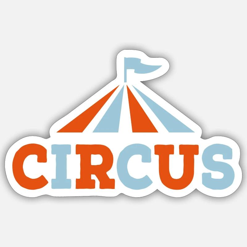 circus Sticker size S (10 x 10 cm)