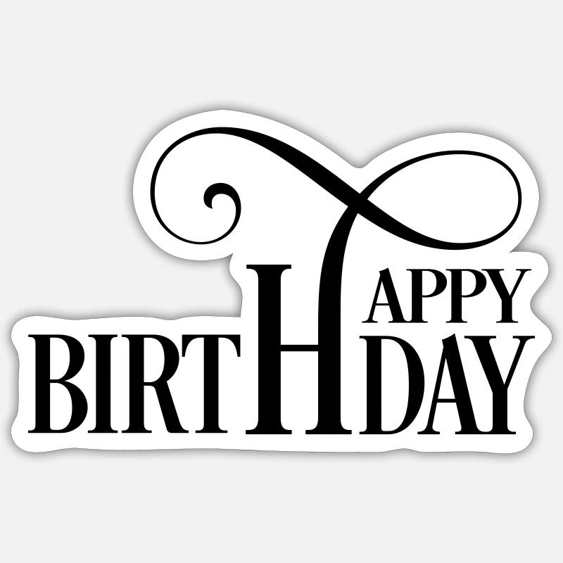 Buon Compleanno Adesivo