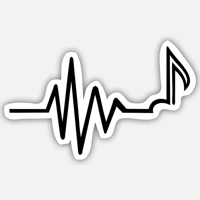 Frequenz Sticker Größe S (10 x 10 cm)