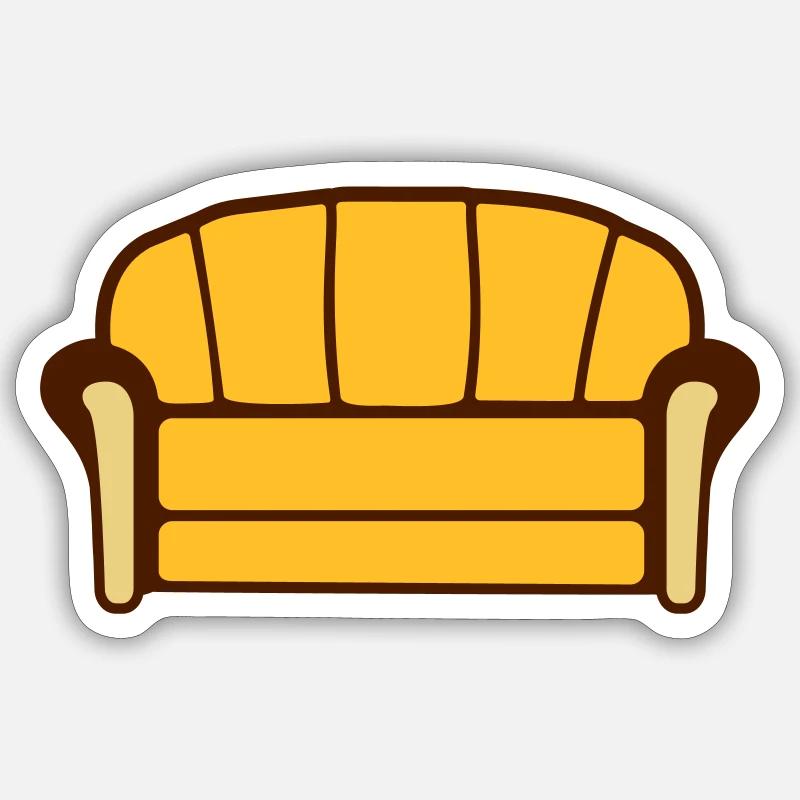 Couch Sticker size S (10 x 10 cm)