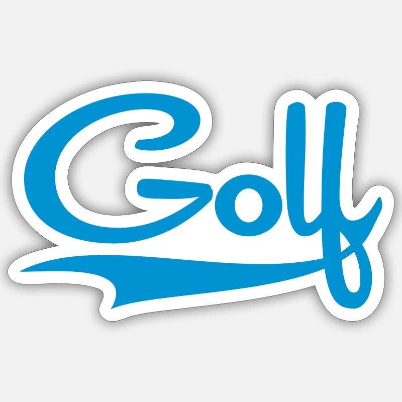 golf Sticker size S (10 x 10 cm)