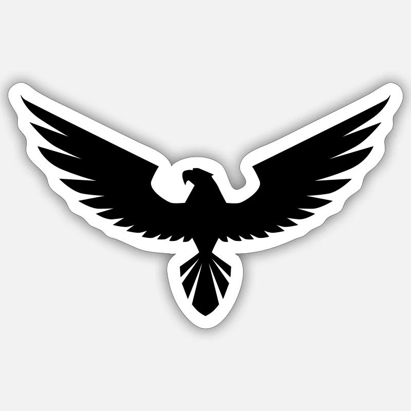 hawk Sticker size S (10 x 10 cm)
