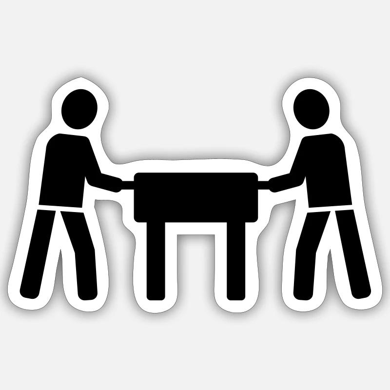Foosball Sticker size S (10 x 10 cm)