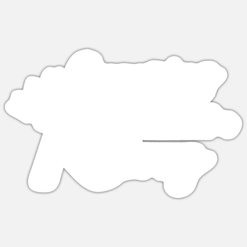 Camping King - Sticker Größe S (10 x 10 cm) - Mattweiß